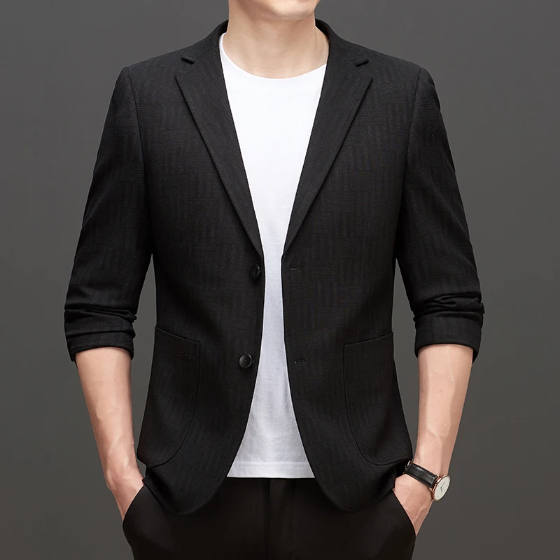 New Boutique Men's Fashion Business Gentleman British Fashion Trend Casual Slim-fit Korean Version Officiating Wedding Blazer
New Boutique Men's Fashion Business Gentleman British Fashion Trend Casual Slim-fit Korean Version Officiating Wedding Blazer