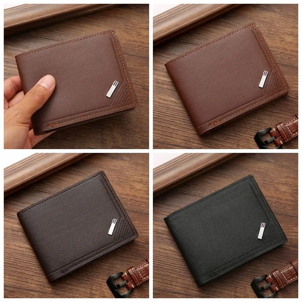 Multi-position Men's Short Wallet Vintage Thin PU Leather Male Leather Purse Money Clip Coin Pocket Men Coin Pocket Travel
Multi-position Men's Short Wallet Vintage Thin PU Leather Male Leather Purse Money Clip Coin Pocket Men Coin Pocket Travel