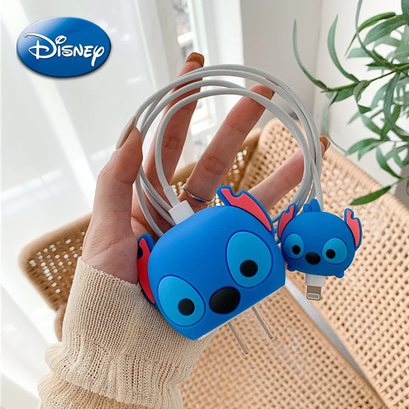 Disney Cartoon Stitch Mickey Mouse Silicone Protector Case for IPhone Charger Cable Data Line Head Protection Cover Accessories
Disney Cartoon Stitch Mickey Mouse Silicone Protector Case for IPhone Charger Cable Data Line Head Protection Cover Accessories