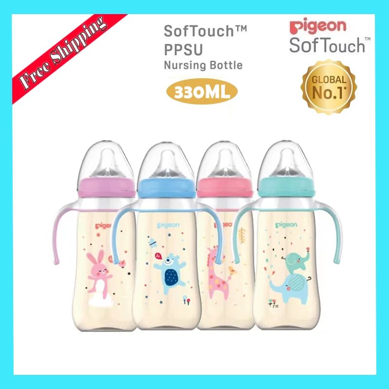 Pigeon baby bottle free shipping with handle natural solid feeling wide caliber PPSU painted bottle 330ml with L /LL nipple
Pigeon baby bottle free shipping with handle natural solid feeling wide caliber PPSU painted bottle 330ml with L /LL nipple