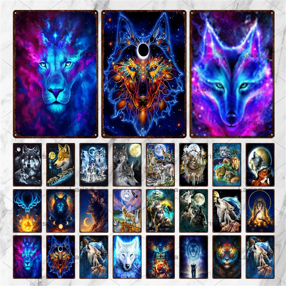 Vintage Metal Signs Wolf Full Moon Wild Animal Wolves Plates for Bathroom Decor Retro Wall Decor Vintage Bar Signs Tin Sign
Vintage Metal Signs Wolf Full Moon Wild Animal Wolves Plates for Bathroom Decor Retro Wall Decor Vintage Bar Signs Tin Sign