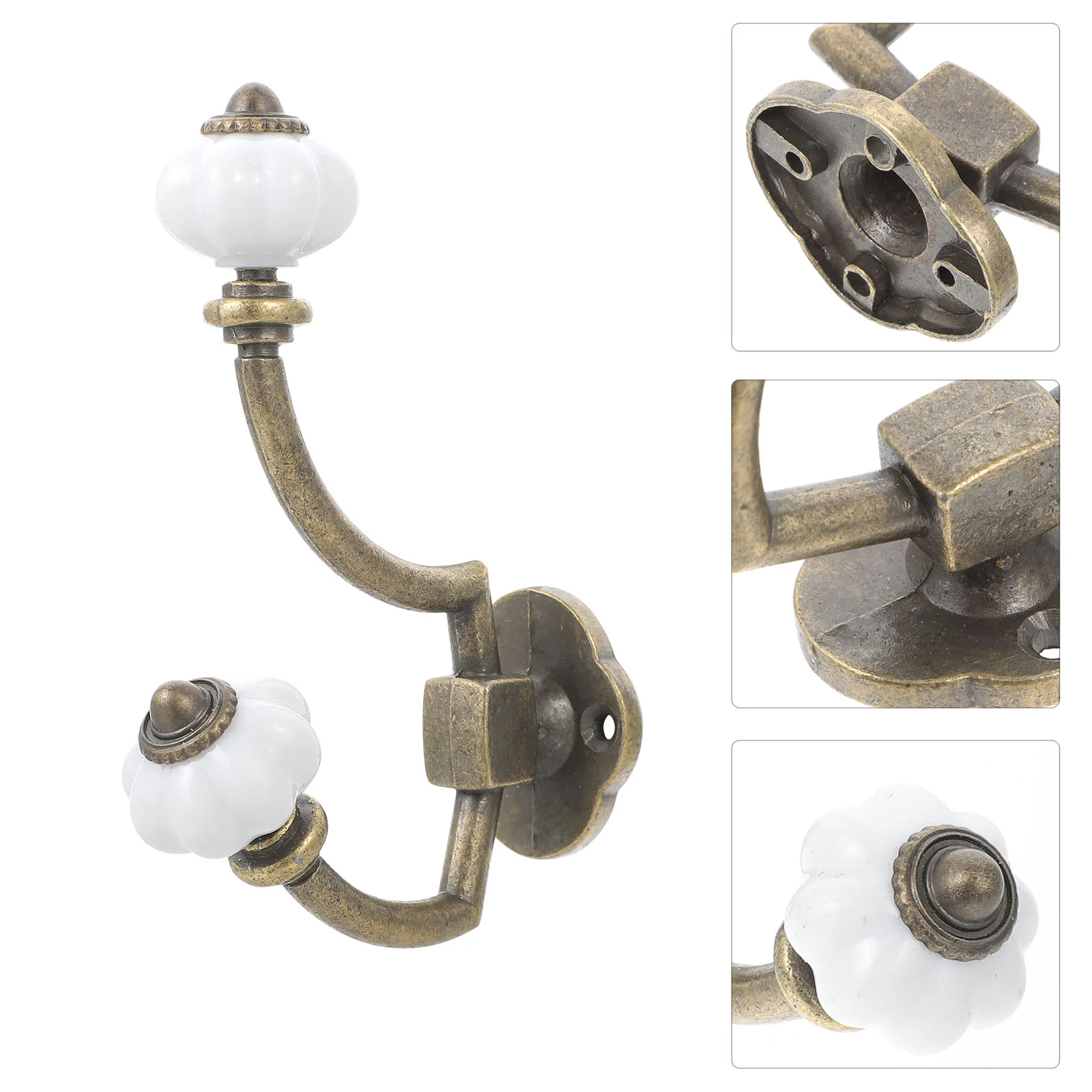 2 Pcs Coat Hook Wall Hat Holder Home Hooks Multi-functional Vintage Alloy Retro Decor Punch Clothes up
2 Pcs Coat Hook Wall Hat Holder Home Hooks Multi-functional Vintage Alloy Retro Decor Punch Clothes up