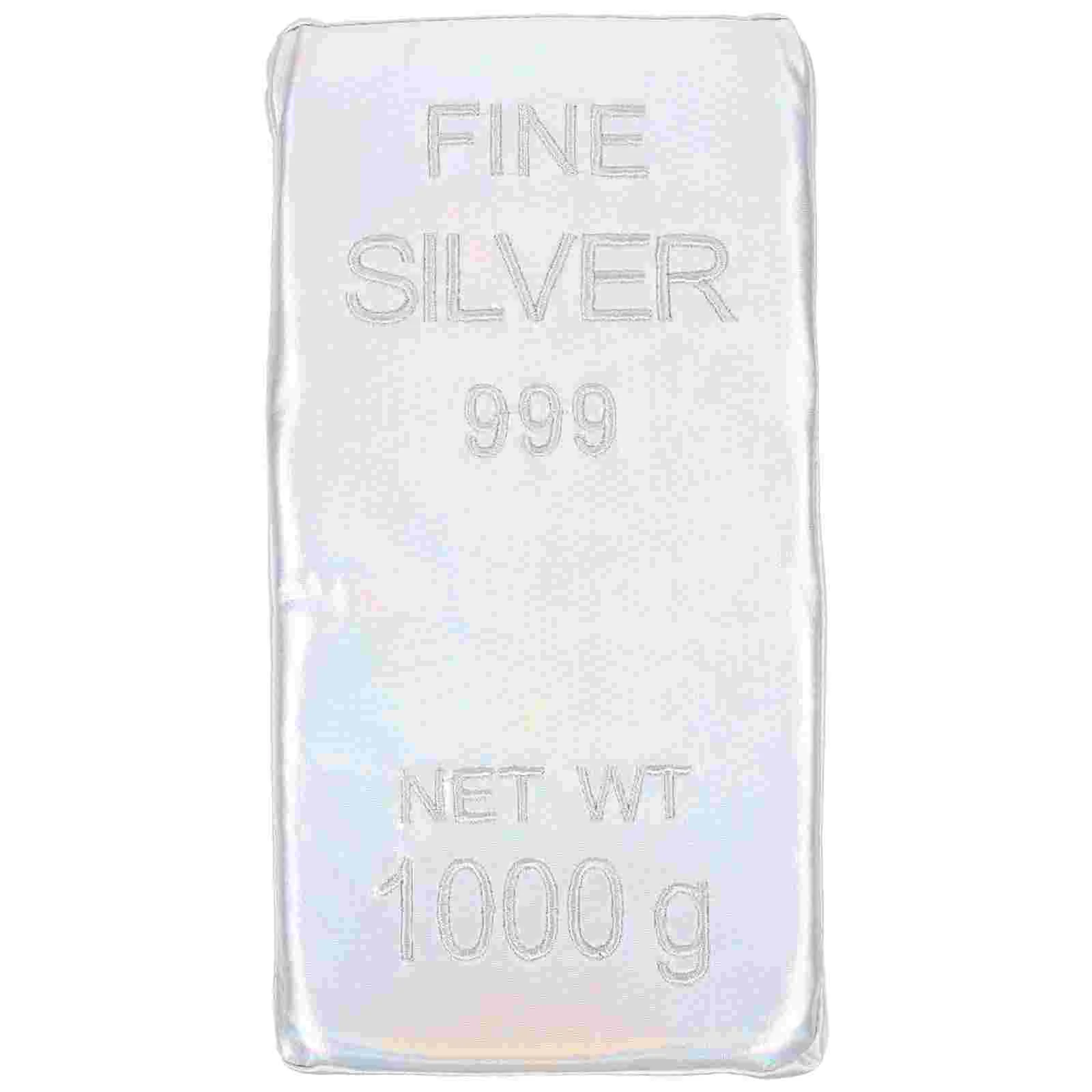 Replica Silver Bar Fake Silver Brick Bullion Plastic Silver Bar Decorative Prop Movie Stage Pirate Party Novelty Gifts
Replica Silver Bar Fake Silver Brick Bullion Plastic Silver Bar Decorative Prop Movie Stage Pirate Party Novelty Gifts