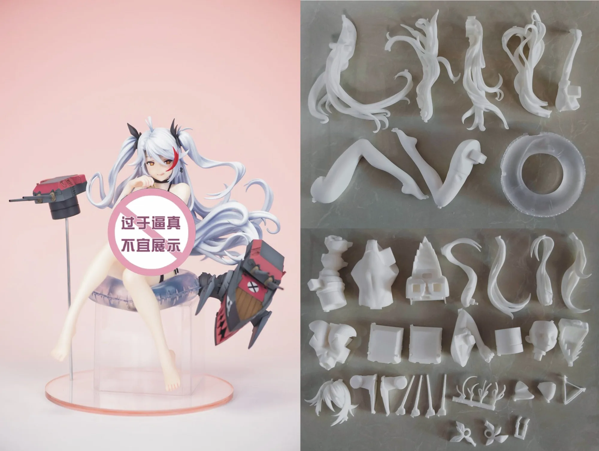 1/6 Anime Uncolored Resin Figure Kit KMS Prinz Eugen Azur Lane Resin Kit Model GK toys Gift
1/6 Anime Uncolored Resin Figure Kit KMS Prinz Eugen Azur Lane Resin Kit Model GK toys Gift
