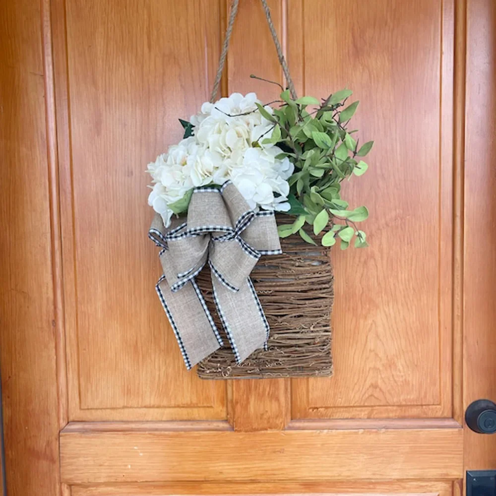 Spring Hydrangea Basket Garland Simulation Rattan Basket Door Basket Door Hanging Decorative Garland farmhouse decor
Spring Hydrangea Basket Garland Simulation Rattan Basket Door Basket Door Hanging Decorative Garland farmhouse decor