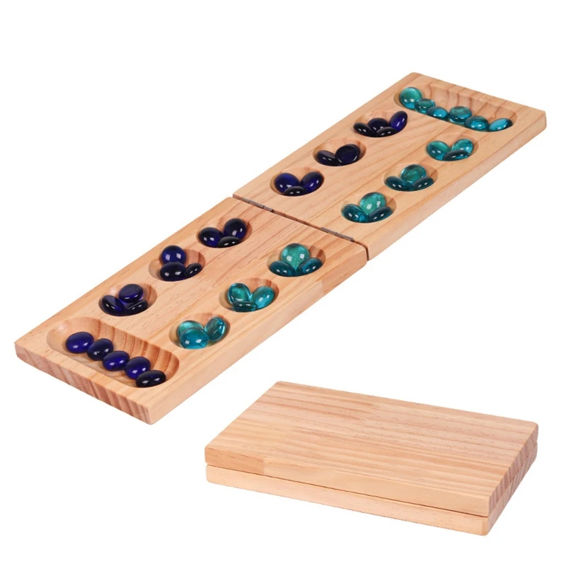 Novelty Mancala Game African Gem Chess with 48 Glass Stones Household Interactive Toys for Parents and Kids Dropshipping
Novelty Mancala Game African Gem Chess with 48 Glass Stones Household Interactive Toys for Parents and Kids Dropshipping