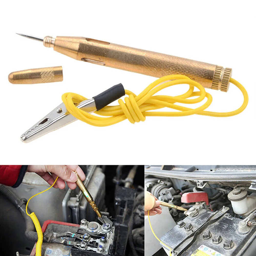 2x Car Auto Circuit Fuse Voltage Tester Test Light Probe Pen Pencil DC 6V/12V/24V Copper Style New And High Quality
2x Car Auto Circuit Fuse Voltage Tester Test Light Probe Pen Pencil DC 6V/12V/24V Copper Style New And High Quality