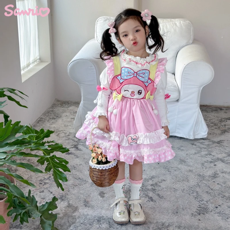 Kawaii Sanrio My Melody Kuromi Children Girl Cosplay Dress Cute Lolita Cartoon Princess Dresses Sweet Girl Birthday Party Gifts
Kawaii Sanrio My Melody Kuromi Children Girl Cosplay Dress Cute Lolita Cartoon Princess Dresses Sweet Girl Birthday Party Gifts