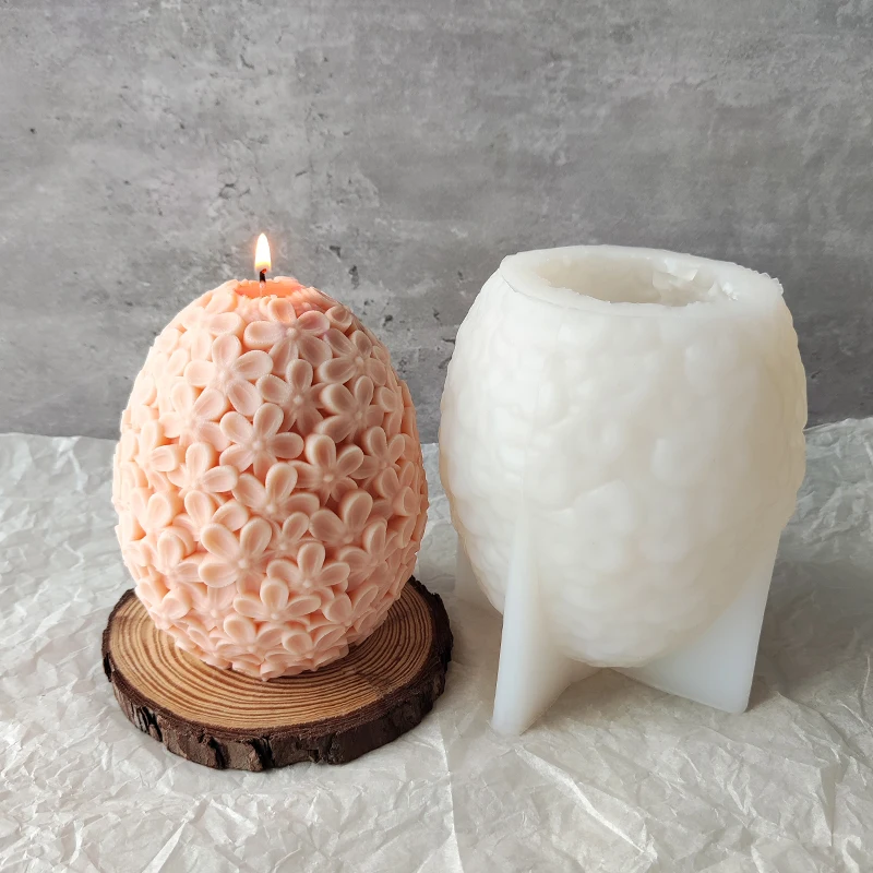 D0061 DIY Home Decoration Chocolate Aromatherapy Candle Silicone Mould Easter Geometric Flower Ball Eggs Silicone Candle Mold
D0061 DIY Home Decoration Chocolate Aromatherapy Candle Silicone Mould Easter Geometric Flower Ball Eggs Silicone Candle Mold