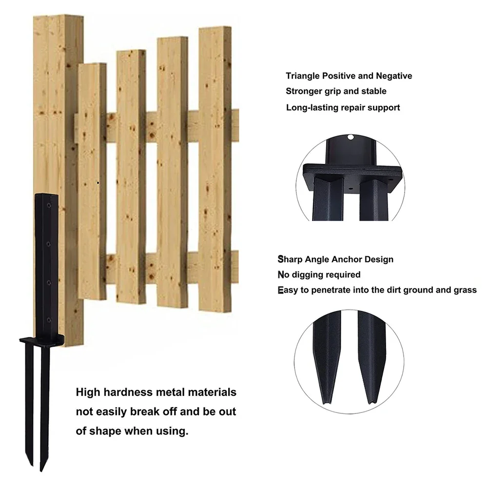 Kit Kit, Fence Post Anchor Repair Kit 1pc 2pcs Along With Reinforced Steel Piles Approx.15.6*15.7*2.4*2.2 Inches
Kit Kit, Fence Post Anchor Repair Kit 1pc 2pcs Along With Reinforced Steel Piles Approx.15.6*15.7*2.4*2.2 Inches