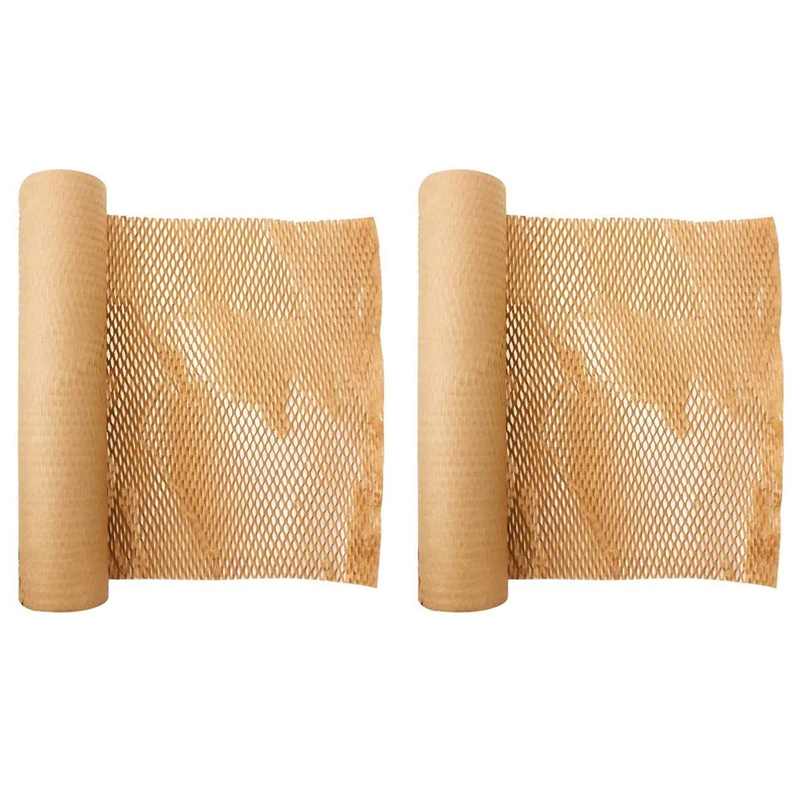 2 Roll Recycled Packing Paper 12Inch X 33FT Eco Honeycomb Paper For Moving Packaging Wrap Recyclable Cushion Material
2 Roll Recycled Packing Paper 12Inch X 33FT Eco Honeycomb Paper For Moving Packaging Wrap Recyclable Cushion Material
