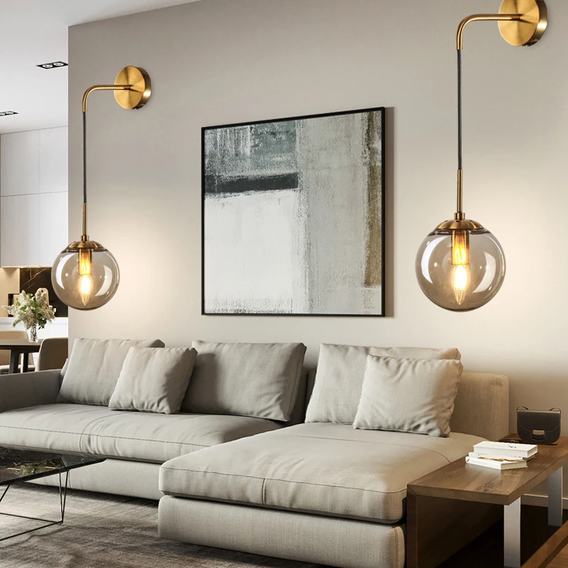 Nordic Post-Modern Bronze Living Room Dining Room Bedroom Aisle Corridor Creative Exterior Wall Glass Wall Lamp Bedside Lighting
Nordic Post-Modern Bronze Living Room Dining Room Bedroom Aisle Corridor Creative Exterior Wall Glass Wall Lamp Bedside Lighting