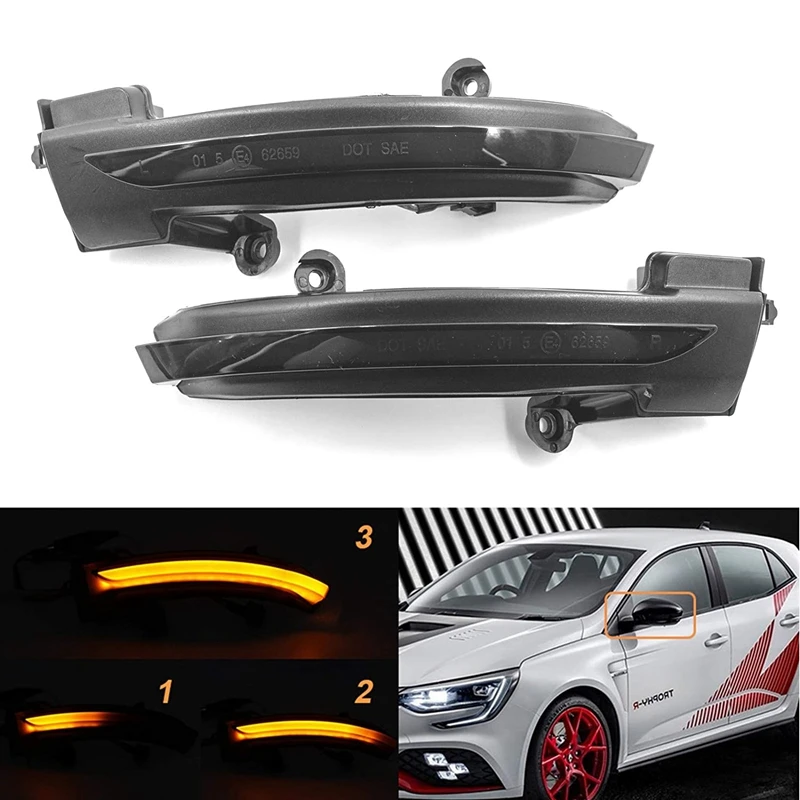 Car LED Dynamic Side Mirror Blinker Light Turn Signal Sequential Indicator Lamp For Renault Megane IV 2016-2019
Car LED Dynamic Side Mirror Blinker Light Turn Signal Sequential Indicator Lamp For Renault Megane IV 2016-2019