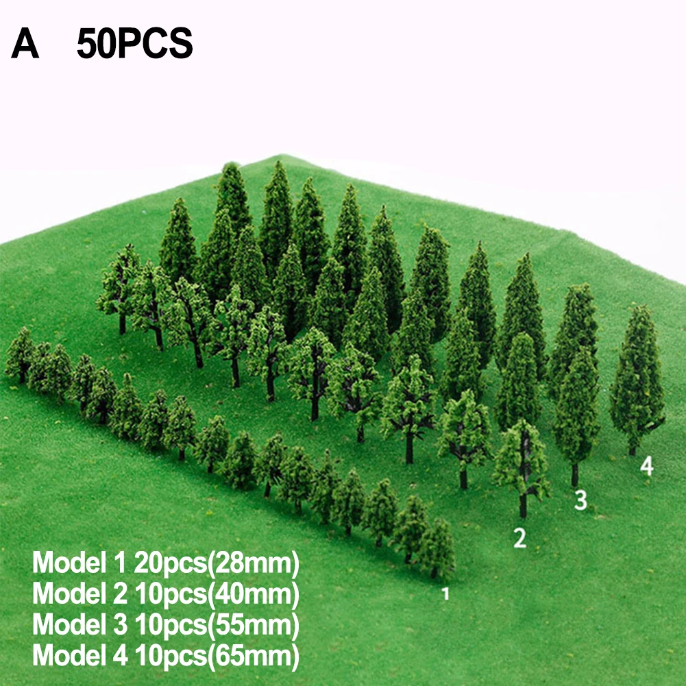50pcs Model Tree Simulation Tree Artificial Plastic Tree Railway Landscape Decoration Architecture Landscape Garden Accessory
50pcs Model Tree Simulation Tree Artificial Plastic Tree Railway Landscape Decoration Architecture Landscape Garden Accessory