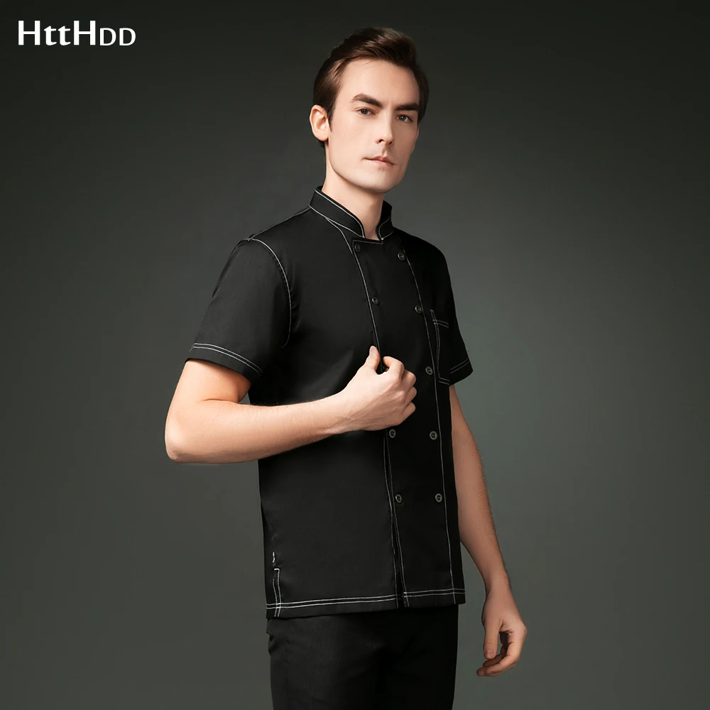 Wholesale High Quality Short Sleeved Chef Jackets Men Top Kitchen Hotel Chef Uniform Food Service Breathable Chef Work Clothes
Wholesale High Quality Short Sleeved Chef Jackets Men Top Kitchen Hotel Chef Uniform Food Service Breathable Chef Work Clothes