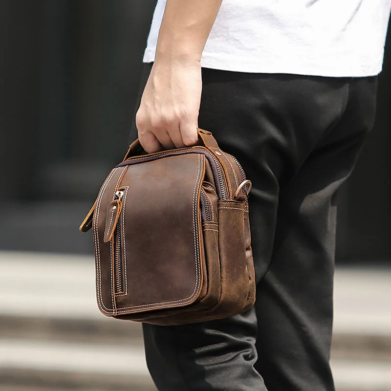 AETOO European and American retro cowhide one-shoulder messenger bag men's casual crazy horse leather pocket leather mobile pho
AETOO European and American retro cowhide one-shoulder messenger bag men's casual crazy horse leather pocket leather mobile pho