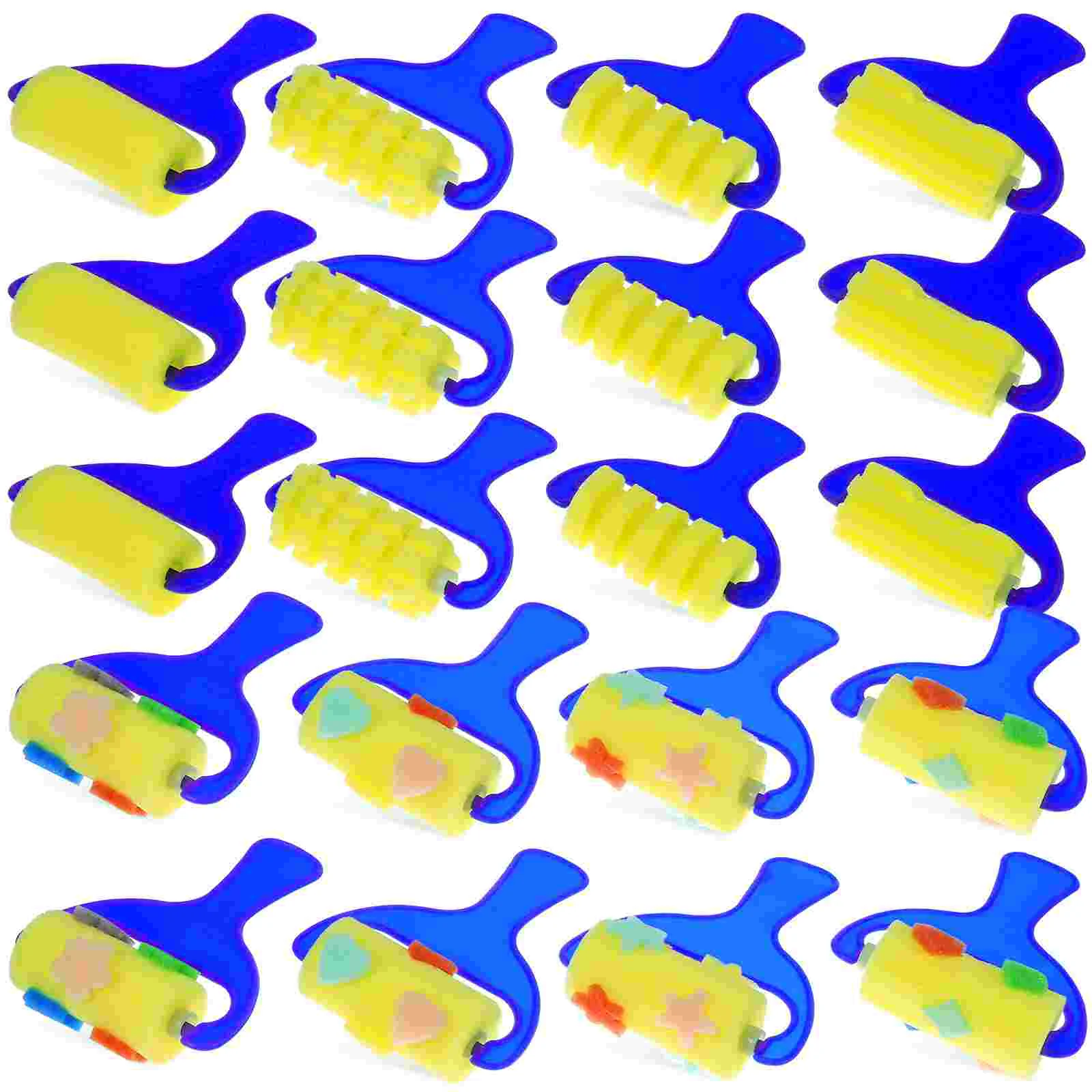 20 Pcs Drawing Sponge Roller Kids Birthday Gift Painting Brush for Children's Supplies Presents
20 Pcs Drawing Sponge Roller Kids Birthday Gift Painting Brush for Children's Supplies Presents