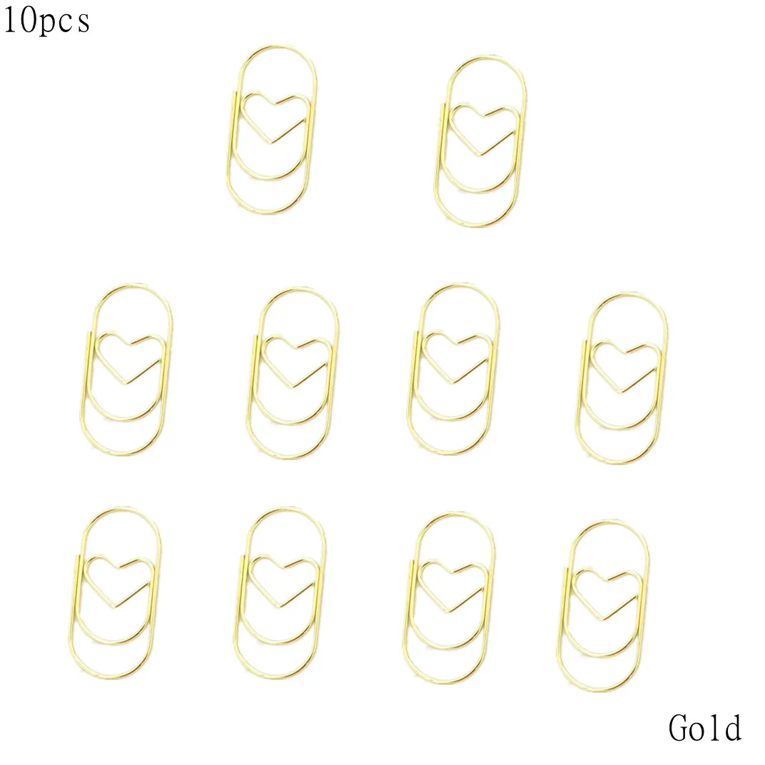 10Pcs Bookmark Heart Gold Rose Gold Color Clip Binder Clip Office Accessories Paper Clips Patchwork Clip Photo Memo Ticket Clips
10Pcs Bookmark Heart Gold Rose Gold Color Clip Binder Clip Office Accessories Paper Clips Patchwork Clip Photo Memo Ticket Clips