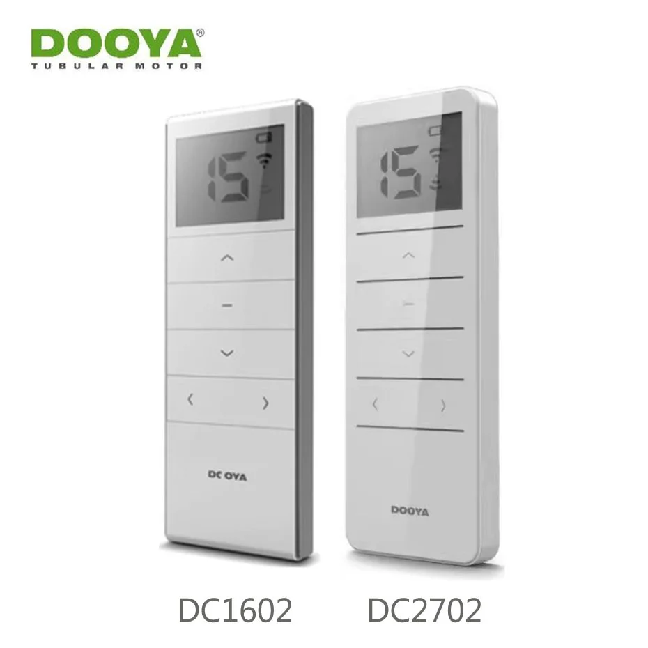 

Dooya DC1602 DC2702 15-Channel Remote Controller for Dooya RF433 motor,Control 15pcs motors,for Dooya DT52E/KT82TN/KT320E/DT360E