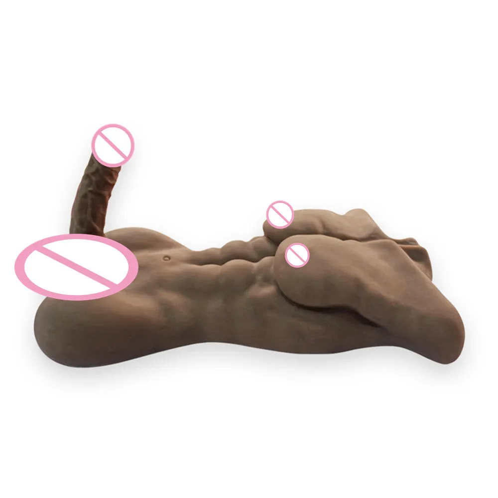 Male Torso Love Sex Doll for Women Sexy Realistic Silicone Half Body Mannequin Big Dildo Long Penis Buttplug Adult Products Shop Male Torso Love Sex Doll for Women Sexy Realistic Silicone Half Body Mannequin Big Dildo Long Penis Buttplug Adult Products Shop