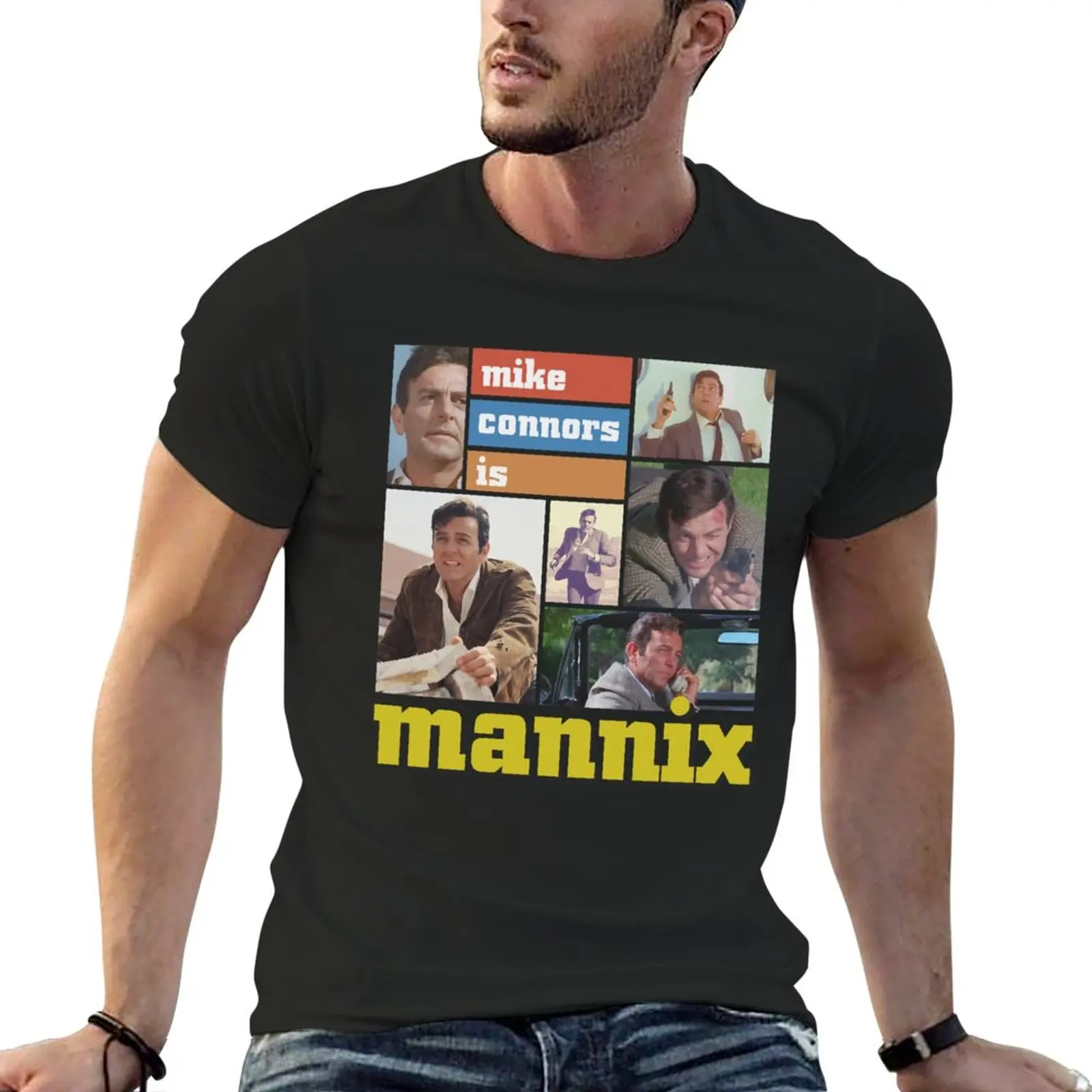 New Mens Womens Mannix Serie Man Or Lady T-Shirt new edition t shirt hippie clothes summer tops Short sleeve tee men
New Mens Womens Mannix Serie Man Or Lady T-Shirt new edition t shirt hippie clothes summer tops Short sleeve tee men
