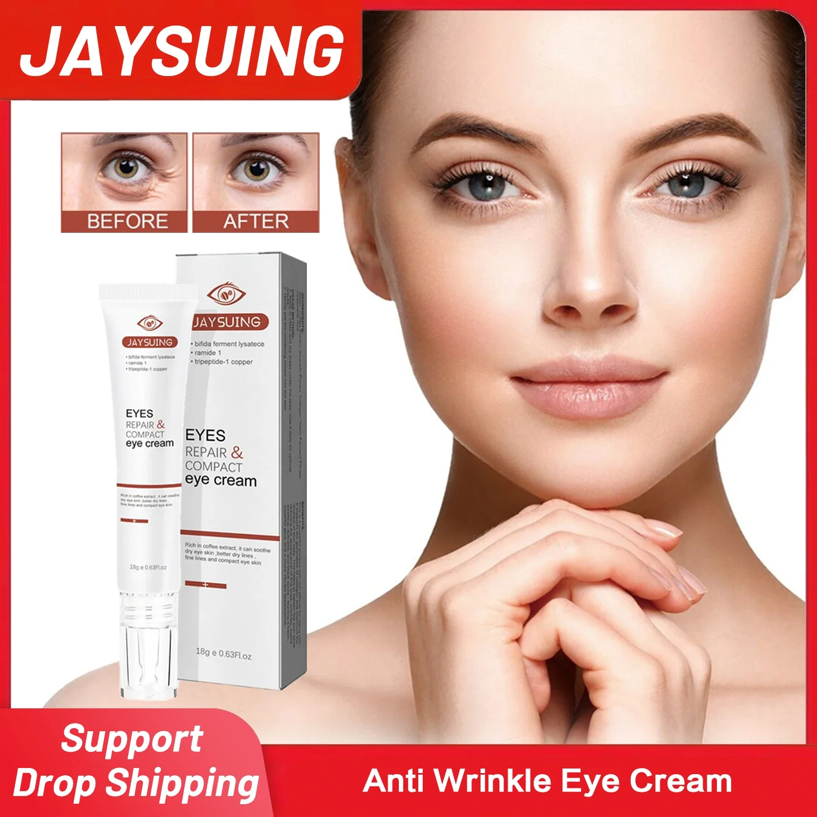 Anti Wrinkle Eye Cream Fade Fine Lines Remove Dark Circles Eye Bags Reduce Puffiness Anti Aging Tightening Moisturizing Eye Care
Anti Wrinkle Eye Cream Fade Fine Lines Remove Dark Circles Eye Bags Reduce Puffiness Anti Aging Tightening Moisturizing Eye Care