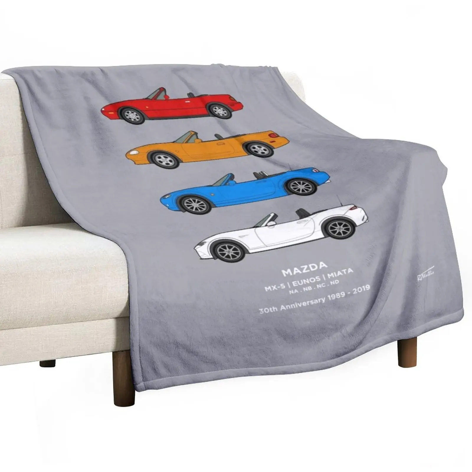 MX-5 / Miata / Eunos 30th Classic Car Collection Throw Blanket Flannels Blanket Decorative Sofa Blanket Bed covers
MX-5 / Miata / Eunos 30th Classic Car Collection Throw Blanket Flannels Blanket Decorative Sofa Blanket Bed covers