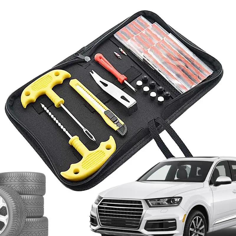 32 PCS Car Tire Repair Tool Auto Bike Tire Tyre Puncture Tire Repair Kit Plug Garage Car Accessories
32 PCS Car Tire Repair Tool Auto Bike Tire Tyre Puncture Tire Repair Kit Plug Garage Car Accessories