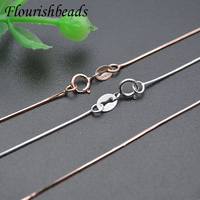 10pcs 925 Silver 1mm Thickness Snake Chain Necklaces for Women 16" Fashion Jewelry Necklace Chains
10pcs 925 Silver 1mm Thickness Snake Chain Necklaces for Women 16" Fashion Jewelry Necklace Chains