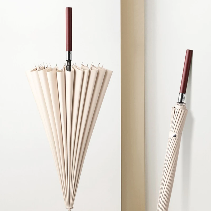 Large Holder Umbrella Windproof Automatic Rain Strong Umbrellas Camping 24 Ribs Solid Wood Handle Guarda Chuvas Rainwear
Large Holder Umbrella Windproof Automatic Rain Strong Umbrellas Camping 24 Ribs Solid Wood Handle Guarda Chuvas Rainwear