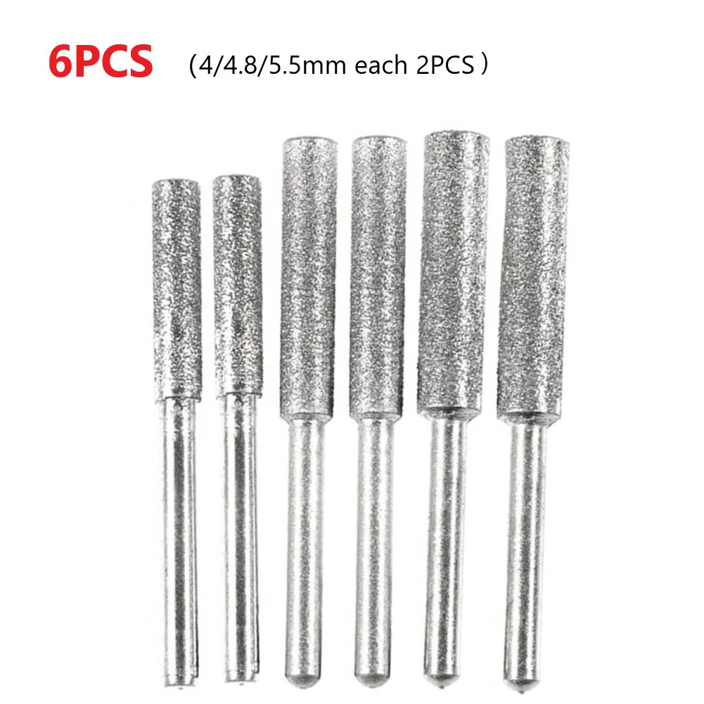 Diamond Coated Cylindrical Burr 4mm 4.8mm 5mm Chainsaw Sharpener Stone File Chain Saw Sharpening Carving Grinding Power Tools
Diamond Coated Cylindrical Burr 4mm 4.8mm 5mm Chainsaw Sharpener Stone File Chain Saw Sharpening Carving Grinding Power Tools
