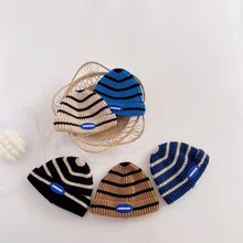 Baby Hat Soft Wool Solid Color Stripe Round Knitted Pullover Hat Outdoor Keep Warm Ear Protection Hats Autumn Winter New Sale
Baby Hat Soft Wool Solid Color Stripe Round Knitted Pullover Hat Outdoor Keep Warm Ear Protection Hats Autumn Winter New Sale