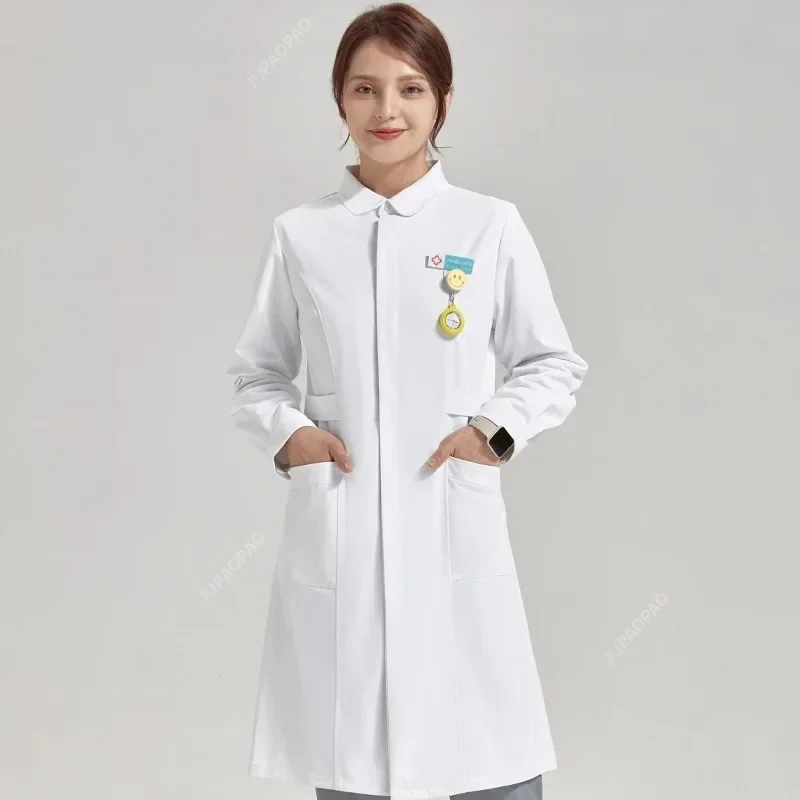 Long Nurse Scrubs Dress Healthcare Tunic White for Women Vitality Beautician Work Uniform in Style Nursing Dresses
Long Nurse Scrubs Dress Healthcare Tunic White for Women Vitality Beautician Work Uniform in Style Nursing Dresses