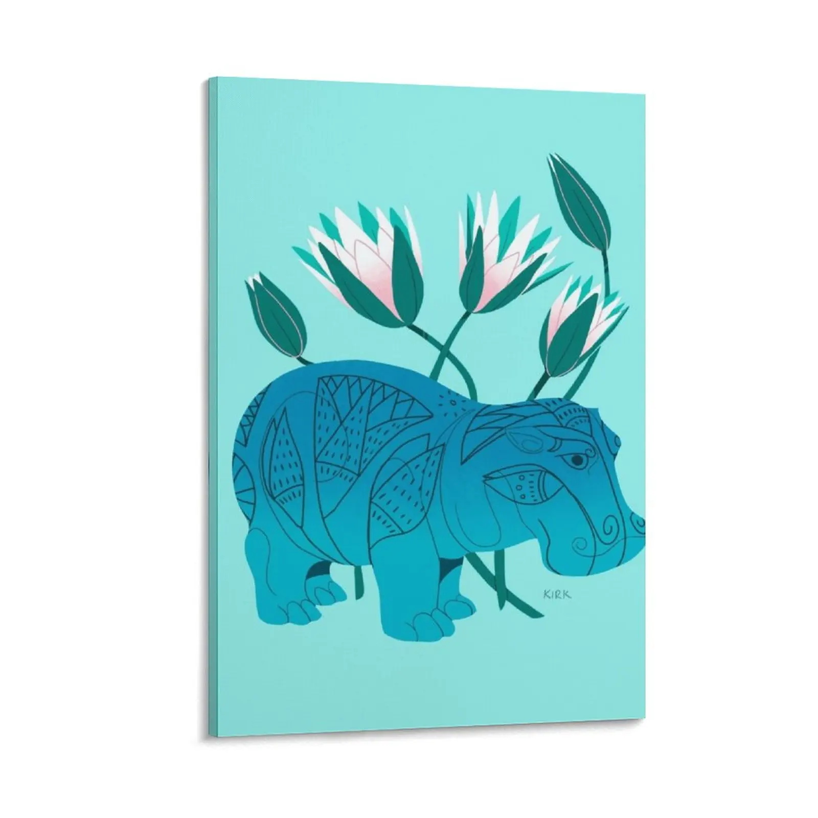 Faience Hippo - Floral Artefacts Canvas Painting home decoration accessories canvas wall decoration korean room decor
Faience Hippo - Floral Artefacts Canvas Painting home decoration accessories canvas wall decoration korean room decor