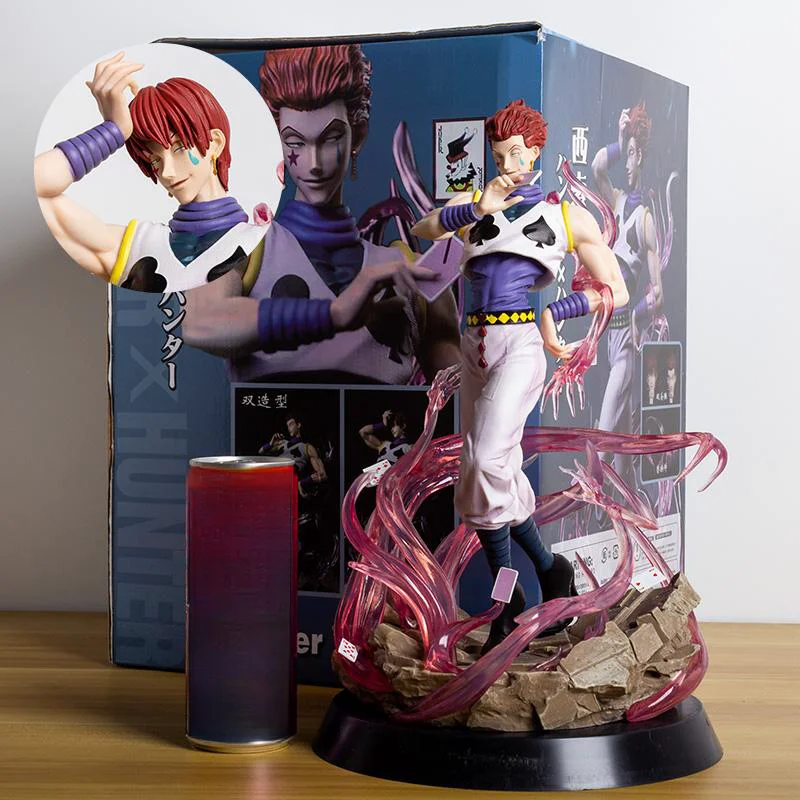 32cm HUNTER×HUNTER Hisoka Figure Anime Model Hisoka Action Figure Double Head PVC Figurine Kids Toy Gifts for Boys Ornaments
32cm HUNTER×HUNTER Hisoka Figure Anime Model Hisoka Action Figure Double Head PVC Figurine Kids Toy Gifts for Boys Ornaments