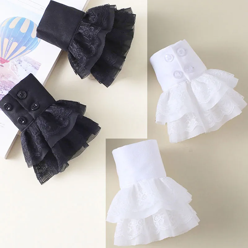 DIY Detachable Cuffs Lace Cuff Extension Fake Sleeves Embroidery Lace Daisy Fake Sleeves Elastic Wristband Decorative Accessory
DIY Detachable Cuffs Lace Cuff Extension Fake Sleeves Embroidery Lace Daisy Fake Sleeves Elastic Wristband Decorative Accessory
