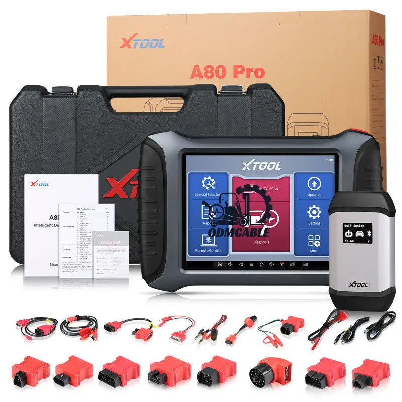 XTOOL A80 Pro Automotive OBD2 Diagnostic Tool with KC501 Auto Key & Chip Programmer OBD2 read write MCU/EEPROM chips
XTOOL A80 Pro Automotive OBD2 Diagnostic Tool with KC501 Auto Key & Chip Programmer OBD2 read write MCU/EEPROM chips