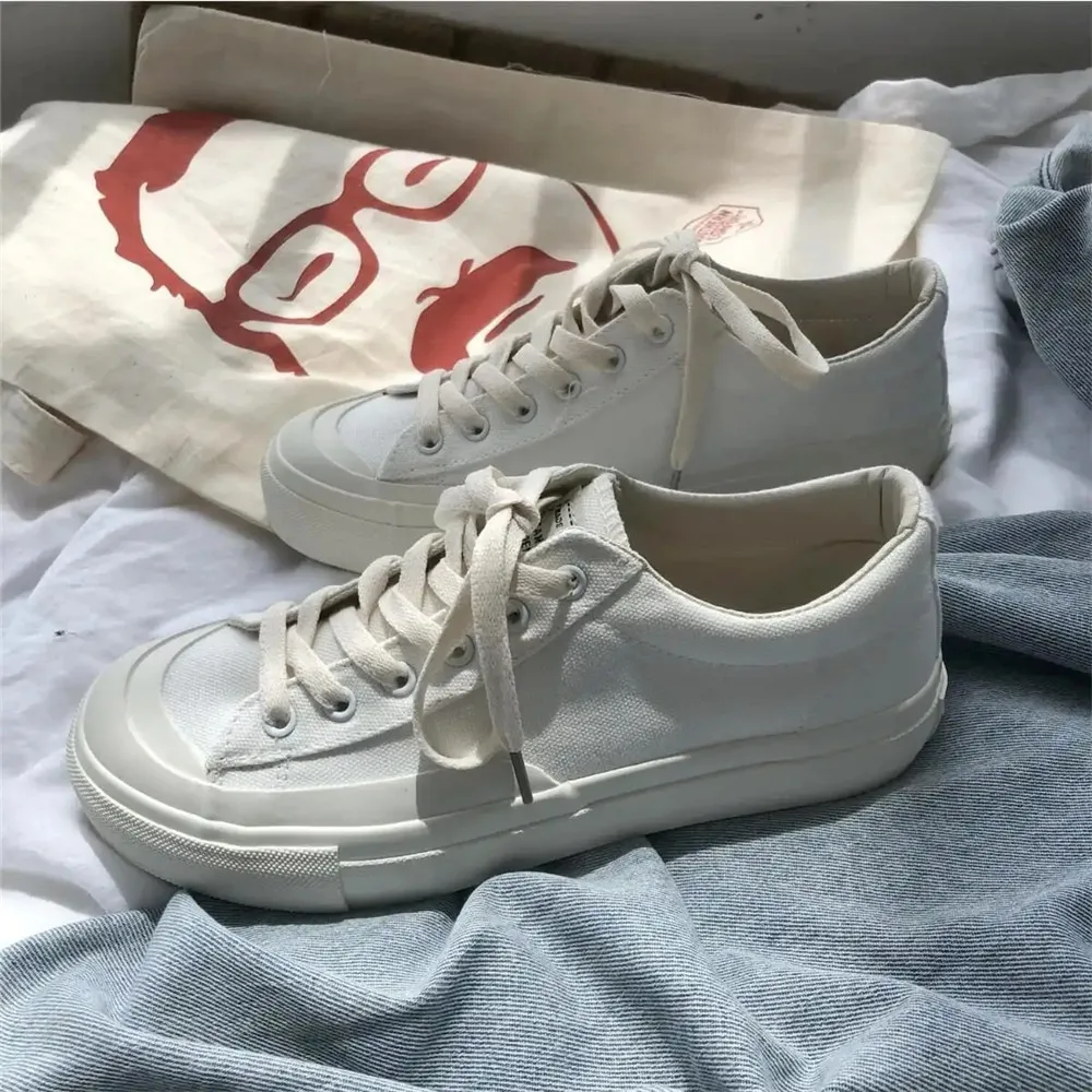 Кеды женские в стиле ретро, холщовые кроссовки, Повседневная Уличная одежда, белые, однотонные, весна-осень
Кеды женские в стиле ретро, холщовые кроссовки, Повседневная Уличная одежда, белые, однотонные, весна-осень