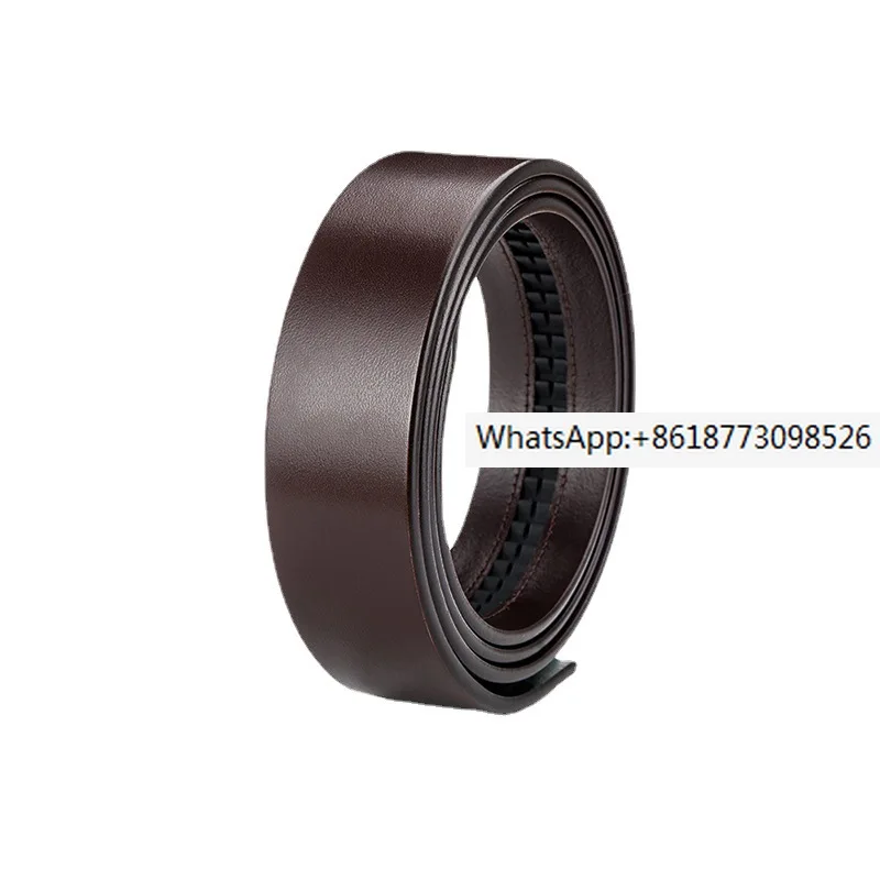 Leather belt men's business belt automatic buckle body layer cowhide belt without leather lead manufacturers
Leather belt men's business belt automatic buckle body layer cowhide belt without leather lead manufacturers