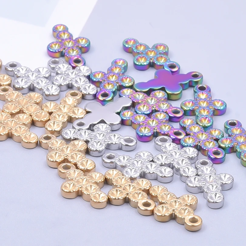5pcs New Creative Stainless Steel Cross Charms Metal Crosses Pendant For Jewelry Making DIY Handmade Bracelet Necklace Jewelry
5pcs New Creative Stainless Steel Cross Charms Metal Crosses Pendant For Jewelry Making DIY Handmade Bracelet Necklace Jewelry