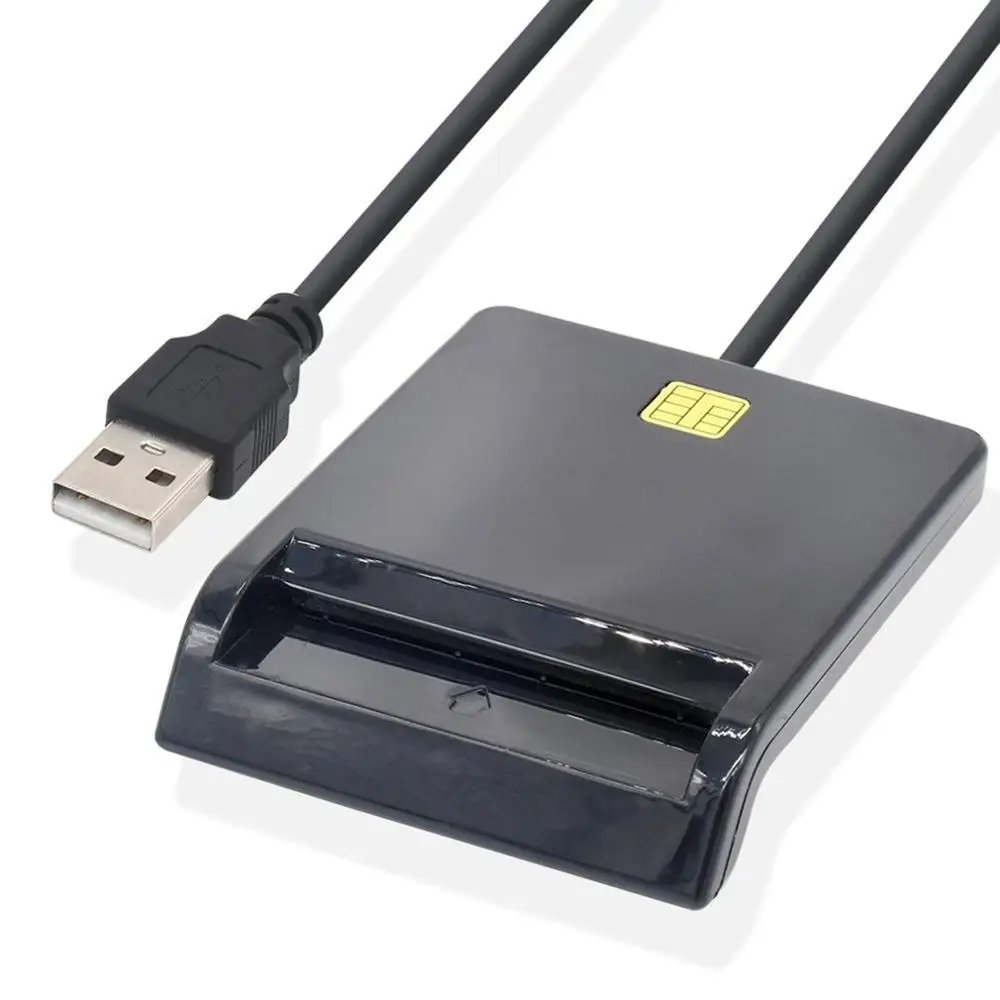 

2024 Newest Usb-Ccid Iso Sim Smart Card Reader Bank Card Ic / Id Emv Tf Mmc Card Readers 7816 Smart Card Reader Fast Delivery