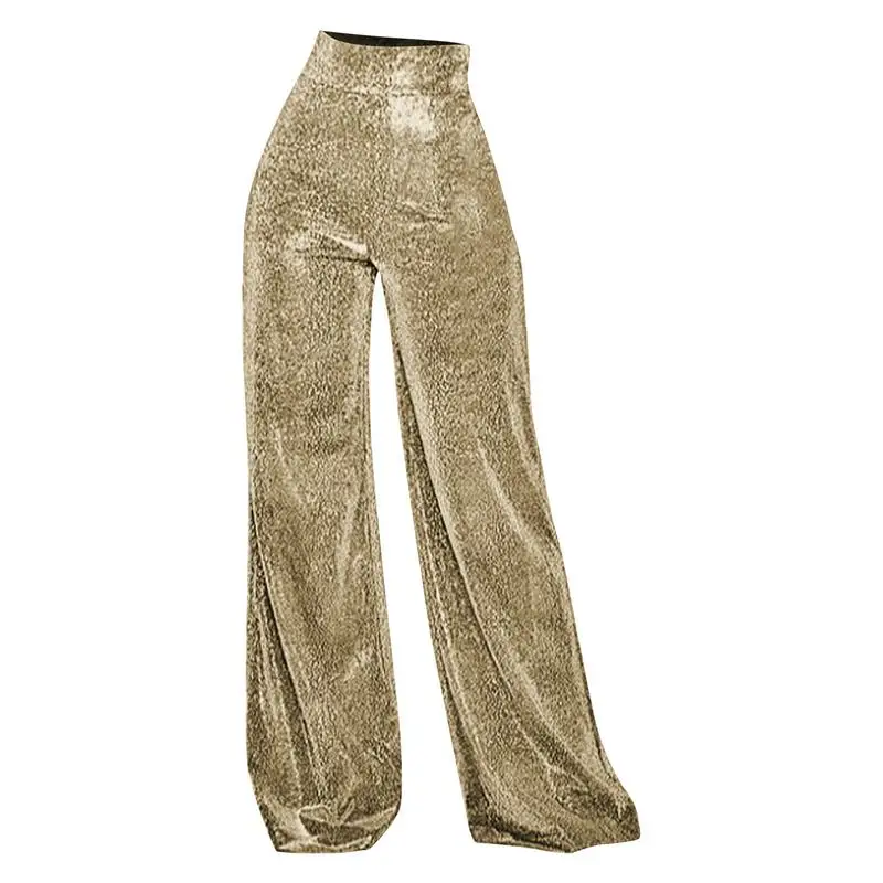 High Waist Sparkly Pants Lightweight High Waist Casual Trousers Back ZipperLoose Flare Bell Bottom Pants Night Out Clubwear
High Waist Sparkly Pants Lightweight High Waist Casual Trousers Back ZipperLoose Flare Bell Bottom Pants Night Out Clubwear