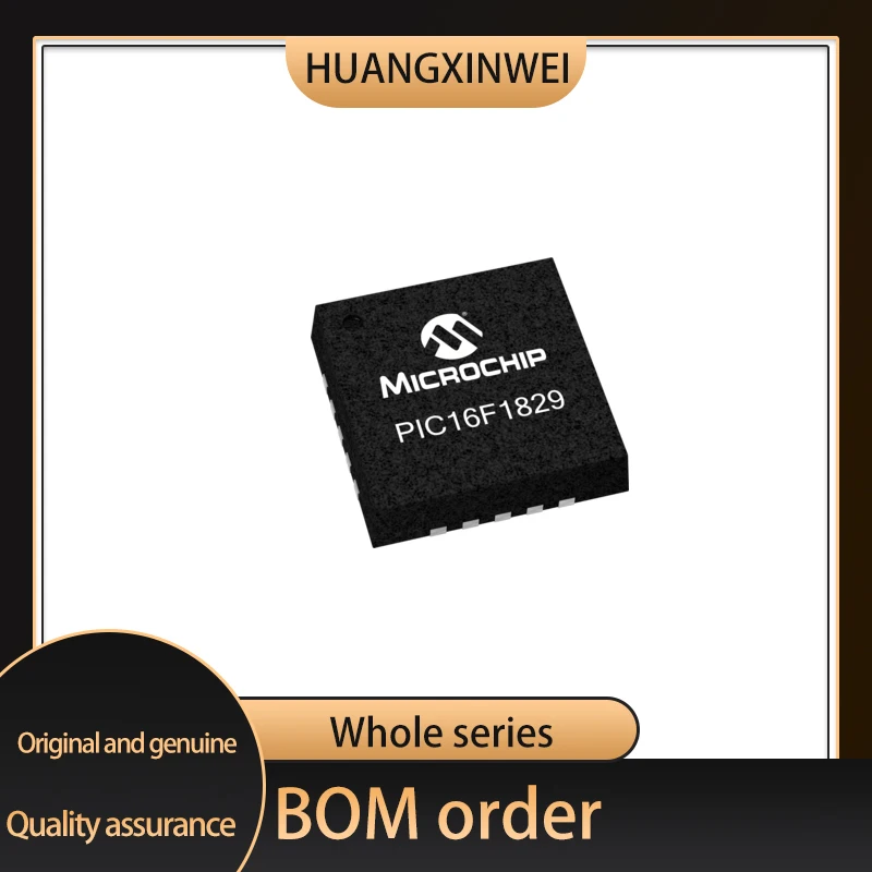 PIC16F1829-E/ML Package QFN20 Microcontroller PIC16F1829-E Original Genuine Welcome to contact us for price
PIC16F1829-E/ML Package QFN20 Microcontroller PIC16F1829-E Original Genuine Welcome to contact us for price