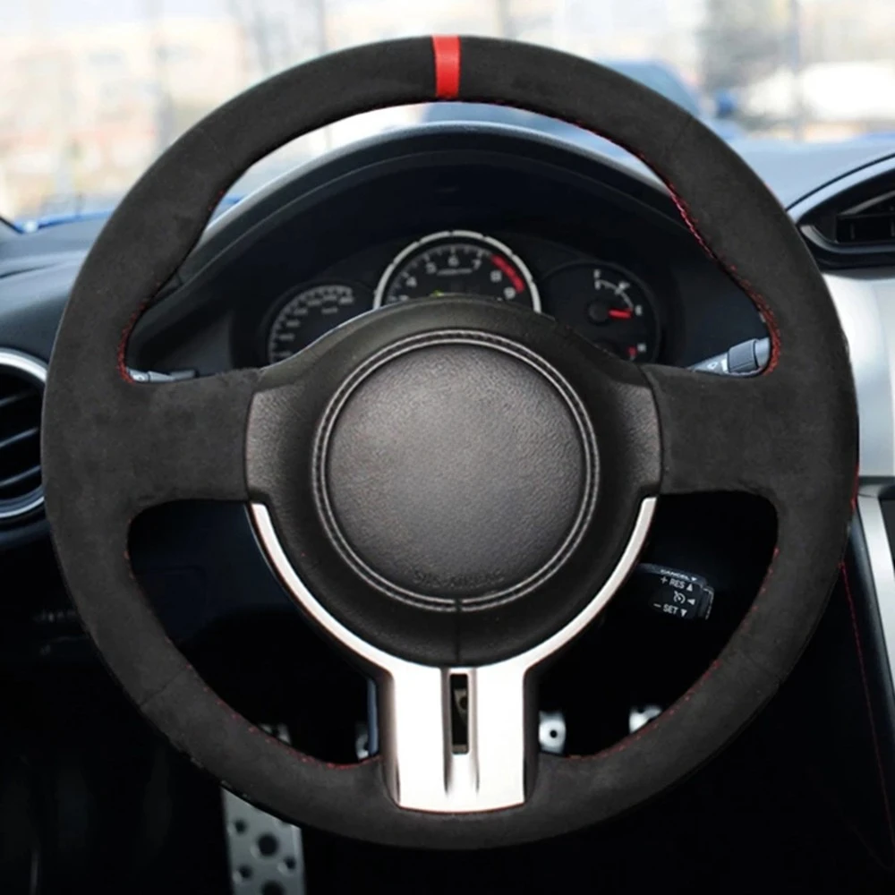Car Steering Wheel Cover Non-Slip Hand-Stitched Soft Black Genuine Leather Suede For Toyota 86 Subaru BRZ
Car Steering Wheel Cover Non-Slip Hand-Stitched Soft Black Genuine Leather Suede For Toyota 86 Subaru BRZ