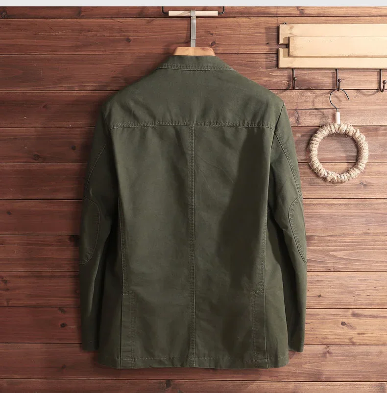 2023 New Men's Blazer Jacket Cotton Spring Autumn Business Lapel Loose Casual Solid Color Pockets Buttons Male Coat M-4XL
2023 New Men's Blazer Jacket Cotton Spring Autumn Business Lapel Loose Casual Solid Color Pockets Buttons Male Coat M-4XL