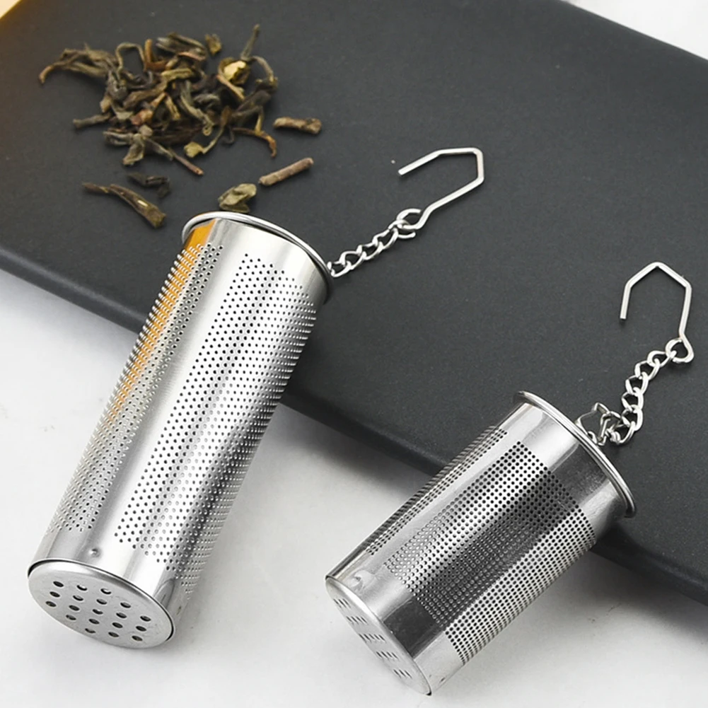 Tea Infuser Tae Ball Tealeaves Mesh Strainers Stainless Steel particle Filters Chain with Hook Spice Filters Kitchen Accessories
Tea Infuser Tae Ball Tealeaves Mesh Strainers Stainless Steel particle Filters Chain with Hook Spice Filters Kitchen Accessories