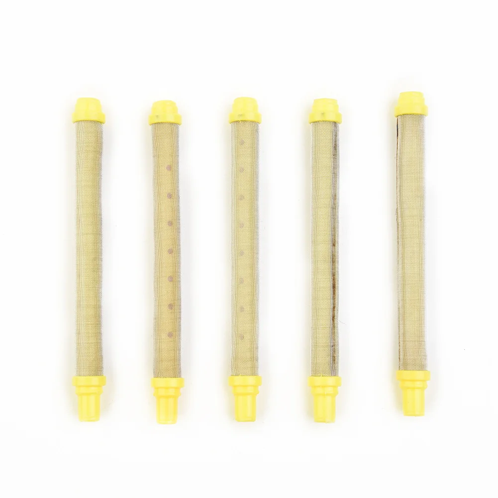 5pc 100 Mesh Airless Spray Gun Filter Yellow Spray Tool YELLOW Insert 304 Stainless Steel Reduce Blade Tip Blockage Spray Evenly
5pc 100 Mesh Airless Spray Gun Filter Yellow Spray Tool YELLOW Insert 304 Stainless Steel Reduce Blade Tip Blockage Spray Evenly