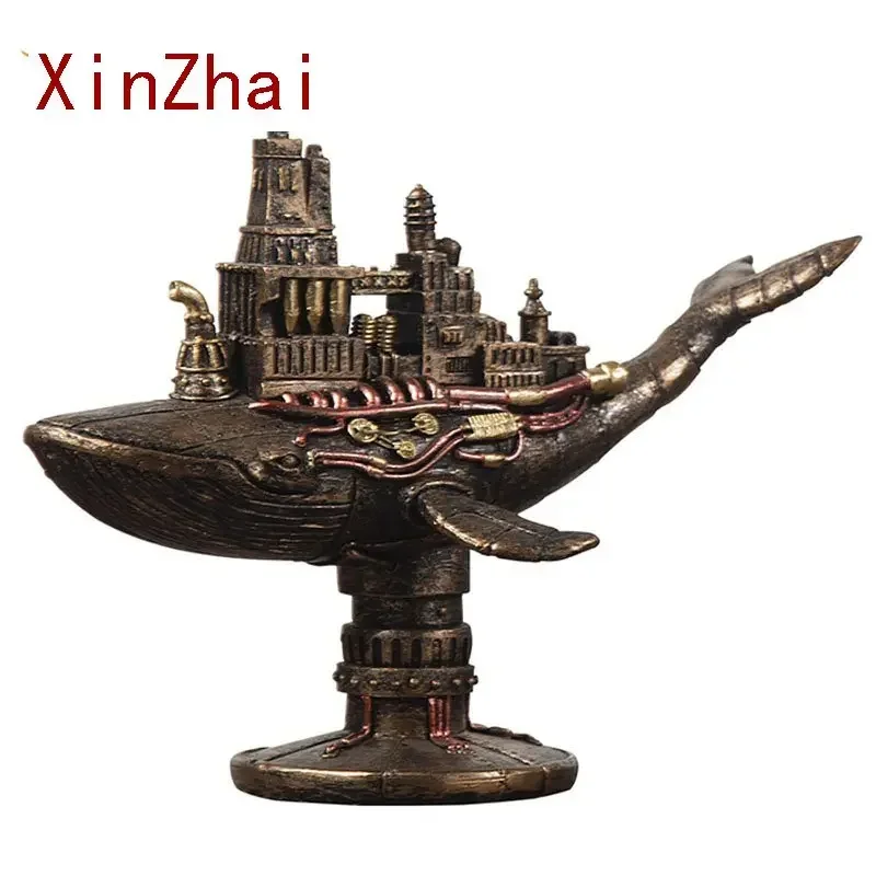 Vilead Steampunk Submarine Vintage Statue Animal Sculpture Galactic Colony Whale Office Desk Living Room Decoration Gift Idea
Vilead Steampunk Submarine Vintage Statue Animal Sculpture Galactic Colony Whale Office Desk Living Room Decoration Gift Idea