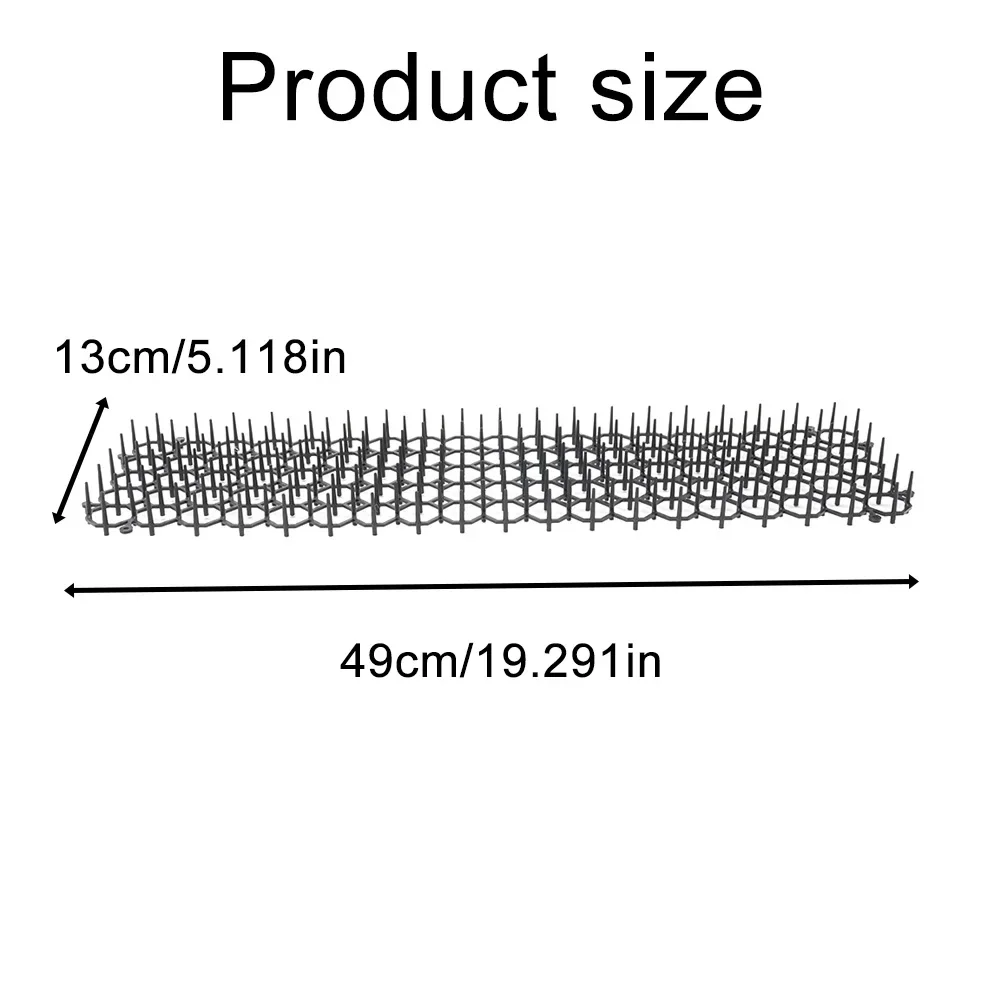 1 Pcs Gardening Anti-Cat Network Cat Scat Mats Trees Skewer Prickle Strips Spikes 200x30x 1.8cm Cat And-Dog Proof Mesh Fence
1 Pcs Gardening Anti-Cat Network Cat Scat Mats Trees Skewer Prickle Strips Spikes 200x30x 1.8cm Cat And-Dog Proof Mesh Fence