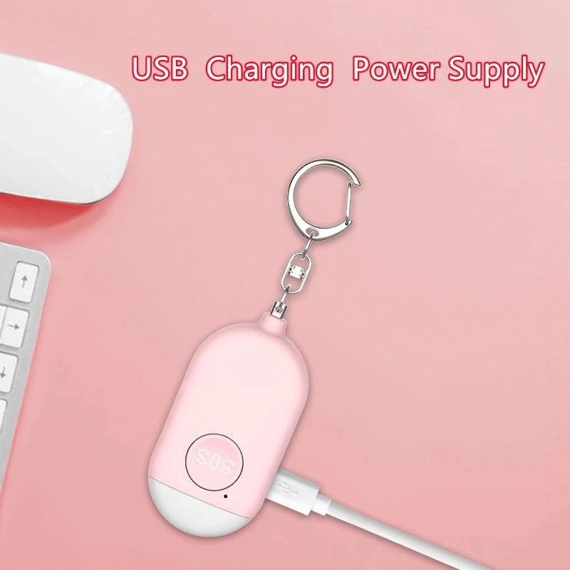 LED Light Personal Alarms Personal Security Keychain Alarm Self Defense Siren Safety Alarm for Women Keychain
LED Light Personal Alarms Personal Security Keychain Alarm Self Defense Siren Safety Alarm for Women Keychain